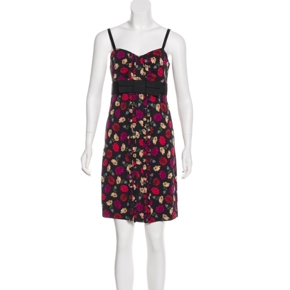 Diane Von Furstenberg DVF Ariba Silk Floral Dress - Picture 1 of 5